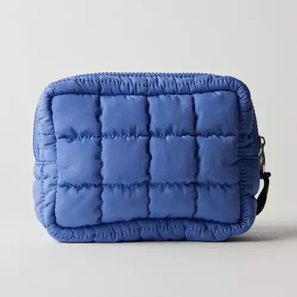 FP Movement by Free People Quilted Mini Case Blueberry Blue NWT